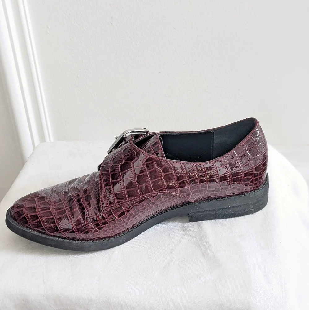Patent leather loafers by Aldo